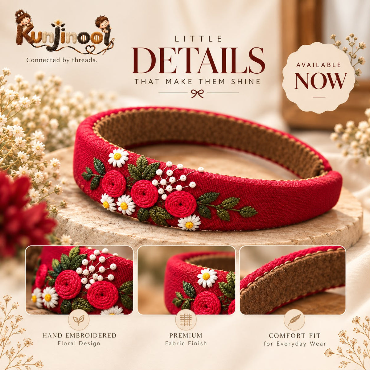 Roselle Bloom Headband